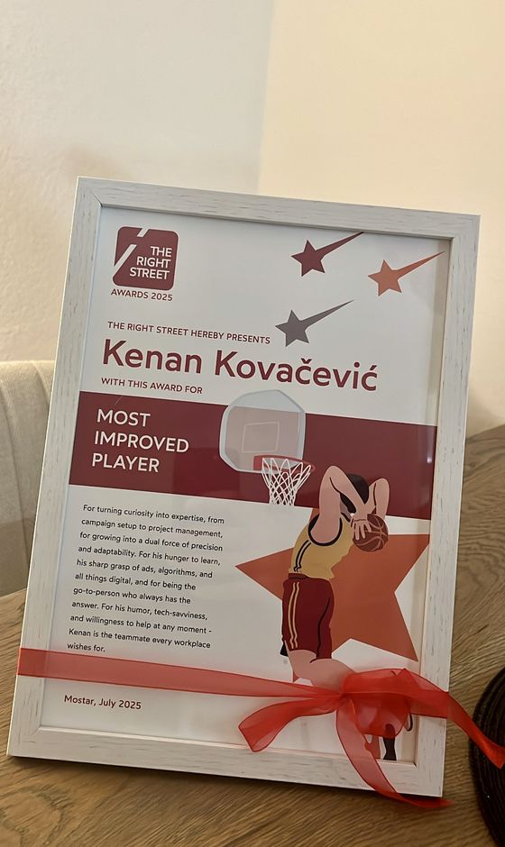The Right Street Awards 2025 - Most Improved Player